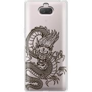 Прозрачный чехол Uprint Sony Xperia 10 I4113 Chinese Dragon