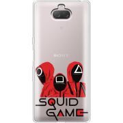 Прозрачный чехол Uprint Sony Xperia 10 I4113 siquid game люди в красном