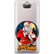 Прозрачный чехол Uprint Sony Xperia 10 I4113 Cool Santa