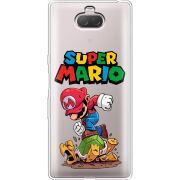 Прозрачный чехол Uprint Sony Xperia 10 I4113 Super Mario