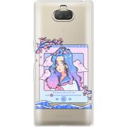 Прозрачный чехол Uprint Sony Xperia 10 Plus I4213 The Sakuras Will Cry For You