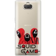Прозрачный чехол Uprint Sony Xperia 10 Plus I4213 siquid game люди в красном