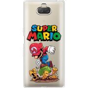 Прозрачный чехол Uprint Sony Xperia 10 Plus I4213 Super Mario