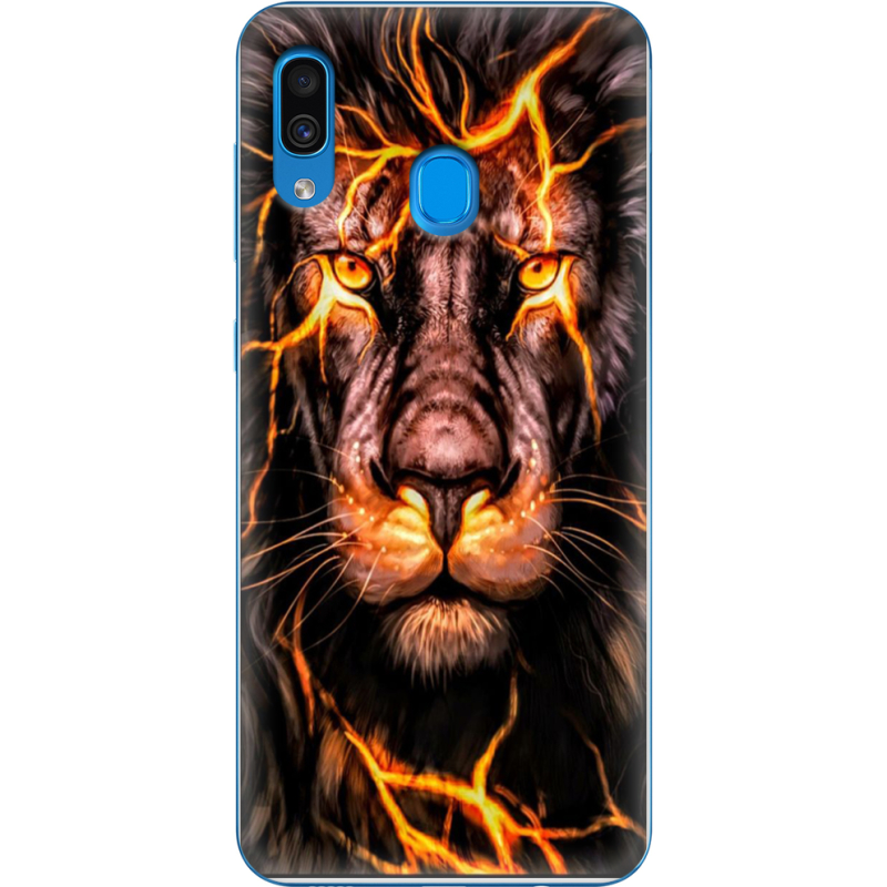 Чехол Uprint Samsung A305 Galaxy A30 Fire Lion