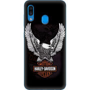 Чехол Uprint Samsung A305 Galaxy A30 Harley Davidson and eagle