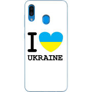 Чехол Uprint Samsung A305 Galaxy A30 I love Ukraine