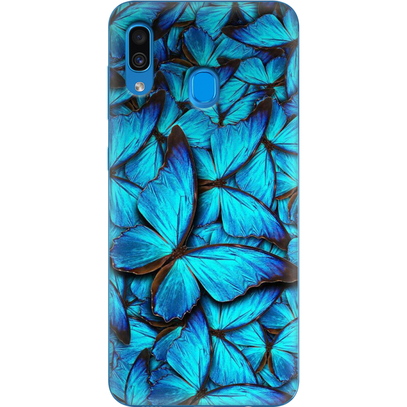 Чехол Uprint Samsung A305 Galaxy A30 лазурные бабочки