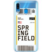 Прозрачный чехол Uprint Samsung A305 Galaxy A30 Ticket Springfield