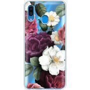 Прозрачный чехол Uprint Samsung A305 Galaxy A30 Floral Dark Dreams