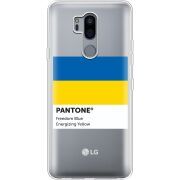 Прозрачный чехол Uprint LG G7 / G7 Plus ThinQ Pantone вільний синій