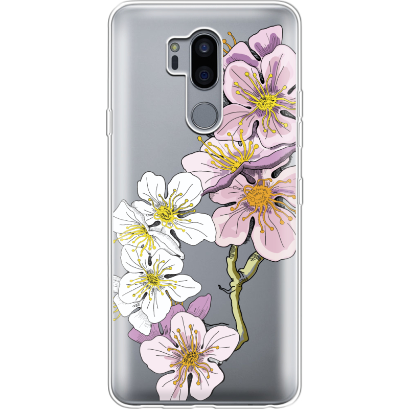 Прозрачный чехол Uprint LG G7 / G7 Plus ThinQ Cherry Blossom