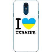 Чехол Uprint LG Q7 / Q7 Plus  I love Ukraine