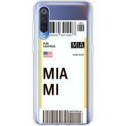 Прозрачный чехол Uprint Xiaomi Mi 9 SE Ticket Miami