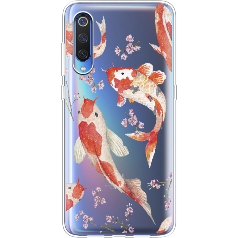 Прозрачный чехол Uprint Xiaomi Mi 9 SE Japanese Koi Fish