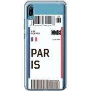 Прозрачный чехол Uprint Huawei Y6 2019 Ticket Paris