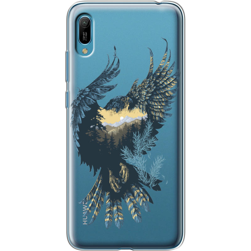 Прозрачный чехол Uprint Huawei Y6 2019 Eagle