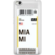 Прозрачный чехол Uprint Xiaomi Redmi 3 Ticket Miami