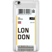 Прозрачный чехол Uprint Xiaomi Redmi 3 Ticket London