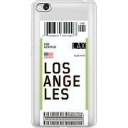Прозрачный чехол Uprint Xiaomi Redmi 3 Ticket Los Angeles
