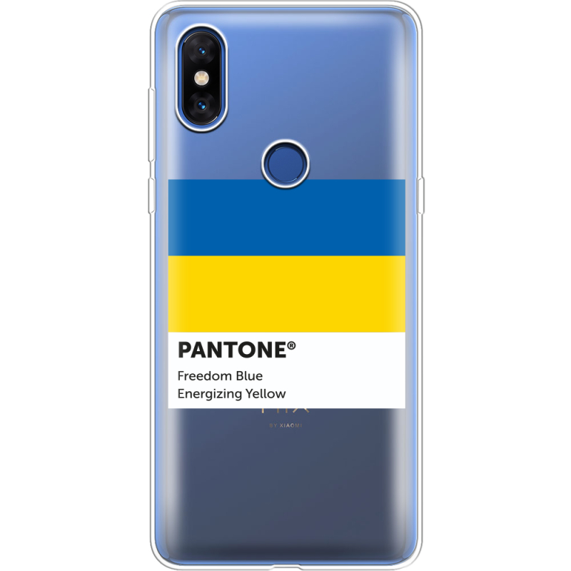 Прозрачный чехол Uprint Xiaomi Mi Mix 3 Pantone вільний синій