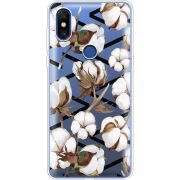 Прозрачный чехол Uprint Xiaomi Mi Mix 3 Cotton flowers