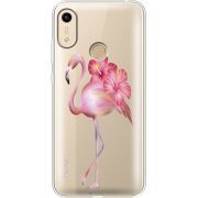 Прозрачный чехол Uprint Honor 8A Floral Flamingo