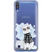 Прозрачный чехол Uprint Samsung M105 Galaxy M10 Cat Style