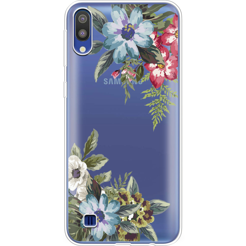 Прозрачный чехол Uprint Samsung M105 Galaxy M10 Floral