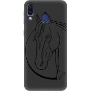 Черный чехол Uprint Samsung M205 Galaxy M20 Horse