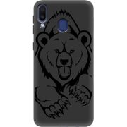Черный чехол Uprint Samsung M205 Galaxy M20 Grizzly Bear