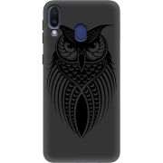 Черный чехол Uprint Samsung M205 Galaxy M20 Owl