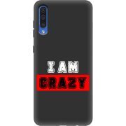 Черный чехол Uprint Samsung A505 Galaxy A50 I'm Crazy