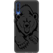 Черный чехол Uprint Samsung A505 Galaxy A50 Grizzly Bear