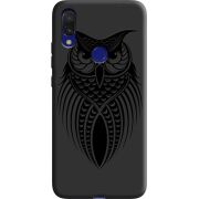 Черный чехол Uprint Xiaomi Redmi 7 Owl