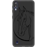Черный чехол Uprint Samsung M105 Galaxy M10 Horse