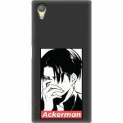 Черный чехол Uprint Sony Xperia XA1 Plus G3412 Attack On Titan - Ackerman