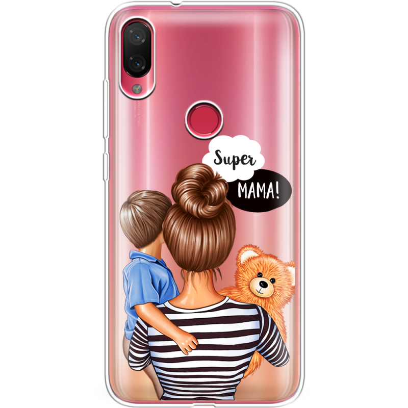 Прозрачный чехол Uprint Xiaomi Mi Play Super Mama and Son