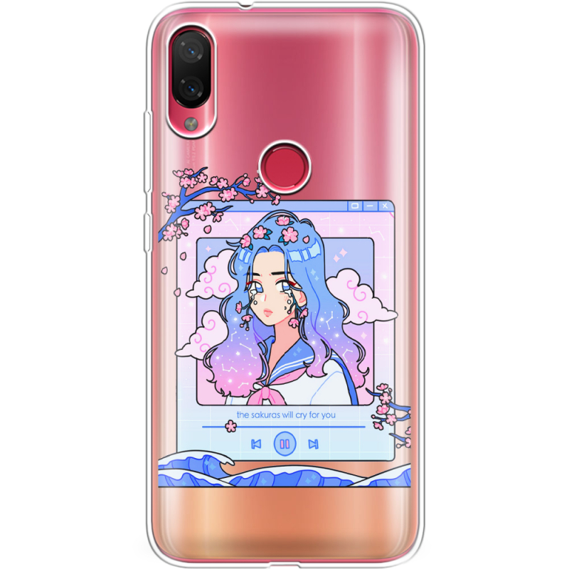Прозрачный чехол Uprint Xiaomi Mi Play The Sakuras Will Cry For You