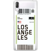 Прозрачный чехол Uprint Sony Xperia L3 I4312 Ticket Los Angeles