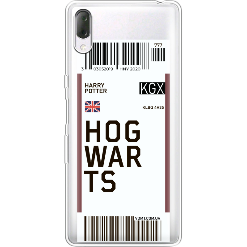 Прозрачный чехол Uprint Sony Xperia L3 I4312 Ticket Hogwarts