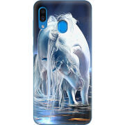 Чехол Uprint Samsung A205 Galaxy A20 White Horse