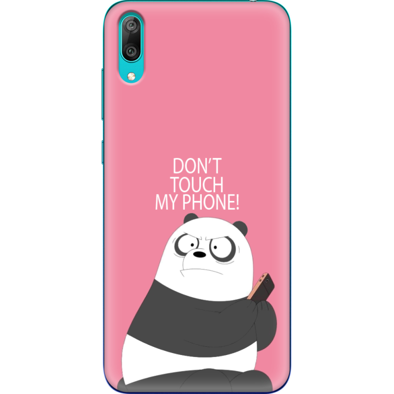 Чехол Uprint Huawei Y7 Pro 2019 Dont Touch My Phone Panda