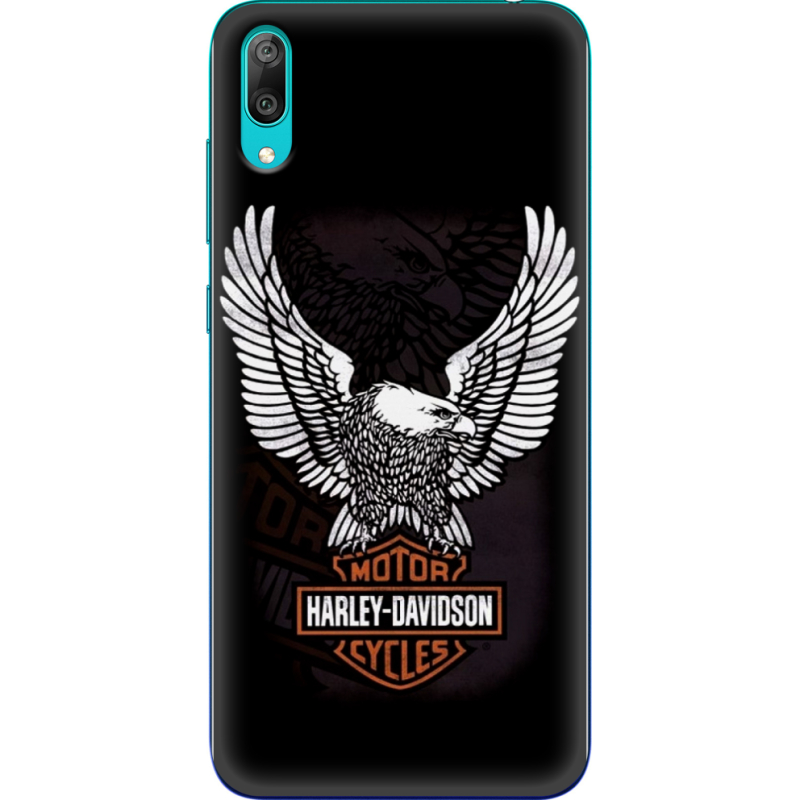 Чехол Uprint Huawei Y7 Pro 2019 Harley Davidson and eagle