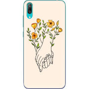 Чехол Uprint Huawei Y7 Pro 2019 Flower Hands