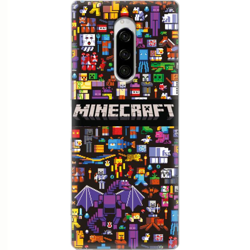 Чехол Uprint Sony Xperia 1 Minecraft Mobbery