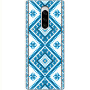 Чехол Uprint Sony Xperia 1 Блакитний Орнамент