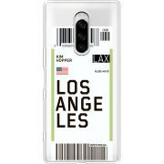 Прозрачный чехол Uprint Sony Xperia 1 Ticket Los Angeles