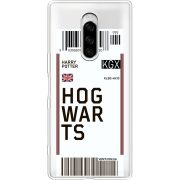 Прозрачный чехол Uprint Sony Xperia 1 Ticket Hogwarts