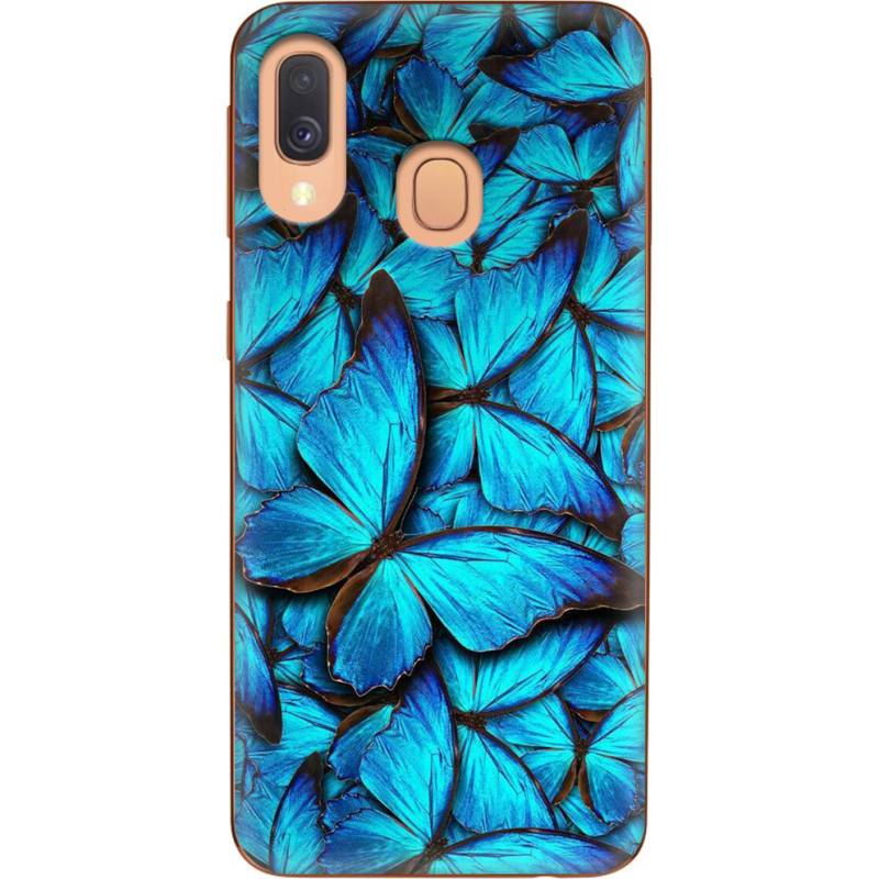 Чехол Uprint Samsung A405 Galaxy A40 лазурные бабочки