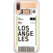 Прозрачный чехол Uprint Samsung A405 Galaxy A40 Ticket Los Angeles